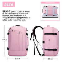 1 x Brand New BANGE Travel backpack, 40 liters, cabin luggage, Large - RRP €78.48