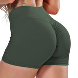 2 x Brand New FITTOO Women s Scrunch Butt Leggings Butt Lifting Push Up Sports Pants Anti Cellulite High Waist Shape Jogging Pants for Fitness Workout Gym 1 4 Green S - RRP €28.88