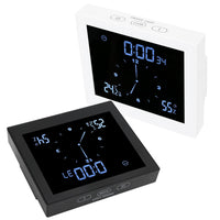 1 x RAW Customer Returns Ejoyous Bathroom Clock, Digital Bathroom Clock Wall Clocks with LED Display Waterproof Shower Clock Bathroom Clock with Humidity Temperature, Countdown and Alarm Function White  - RRP €28.92