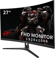 RAW Customer Returns Job Lot Pallet - Curved Gaming Monitor 27 inch - 24 Items - RRP €4536