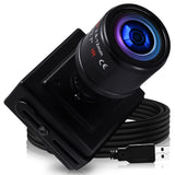 1 x RAW Customer Returns G Varifocal lens USB camera Full HD 1080P USB webcam mini camera, 2MP high speed 100 fps USB with camera, USB2.0 web cameras, plug play, 2.8-12mm varifocal USB camera with UVC for Android Linux Windows - RRP €67.56