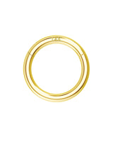 1 x RAW Customer Returns OUFER Body Piercing 18G 14K Solid Gold Hinged Clicker Segment Ring Lip Nose Hoop Helix Daith Tragus Septum Cartilage Earring 18G 6MM - RRP €71.05