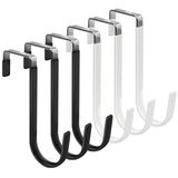 3 x Brand New FYY 6 Pieces Over Door Coat Hooks, Over Door Coat Hooks, Over Door Coat Hooks, Stainless Steel Ball Hooks Multifunctional Over Door Coat Rack for Coat Towel Bag for Kitchen Office Bathroom - RRP €46.92