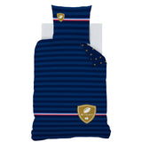 1 x RAW Customer Returns France Rugby Coat of Arms Children s Bed Set 1 Person 100 Cotton Oeko-TEX Duvet cover 140x200 cm 1 Pillowcase 63x63 cm Boy s Reversible Print Navy blue - RRP €32.78