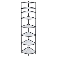 1 x Brand New sourcing map 8-Tier Kitchen Pot Rack Cookware Stand Storage Organizer Multi-Layer Corner Shelf Rack Stand Holder for Pan Vessels and Kettles Black - RRP €139.8