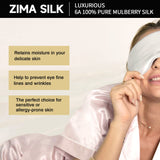 1 x RAW Customer Returns ZIMASILK Adjustable Pure Mulberry Silk Sleep Mask, 3D Contoured Cup Eye Mask for Sleeping, Super Soft Breathable Blindfold, Perfectly Blocks Light for Sleeping. Black  - RRP €32.4