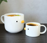 1 x RAW Customer Returns TULANDOT Creative chicken cup, perfect for a cappuccino cup 650 ml. Great gift for coffee lovers who appreciate aesthetic and high-quality ceramic cups - RRP €24.99