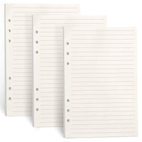 1 x Brand New FYY 3 Packs A5 Line Paper, A5 Refill Paper 135 Sheets 270 Pages for Notebook with 6 Ring Binder, A5 Filofax Refills, Notes, Diary, Sketch, Bullet Journal Line  - RRP €21.47