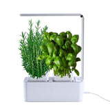 1 x RAW Customer Returns amzWOW Clizia Smart Garden - hydroponic cultivation systems with LED plant lamp - automatic timer germination kit - water shortage alarm, grow your own aromatic herbs at home white  - RRP €69.9