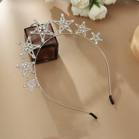 4 x Brand New Star headband,star headband,headbands,bridal headbands,hairband sparkling stars,tiara,rhinestone headbands,wedding party,fashionable daily headbands for women and girls - RRP €72.0