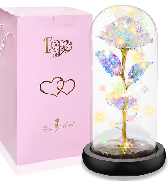 Brand New Job Lot Pallet - Eternal Rose in Jar with LED Lights - 78 Items - RRP €1247.22