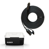 1 x RAW Customer Returns RGBer Car extension cable Car extension cable 12V, extension, extension cable for cigarette lighter 5 meters  - RRP €17.14