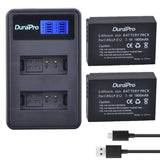 1 x RAW Customer Returns DuraPro 1800mAh 2pcs LP-E12 LP E12 LPE12 battery LCD dual USB charger for LP-E12, LC-E12 battery and EOS M, EOS M2, EOS M10, EOS M50, EOS Rebel SL1, EOS 100D digital cameras - RRP €24.99