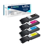 2 x RAW Customer Returns LCL Compatible Toner Cartridge C3760 C3765 C3760N C3760DN C3765DNF 593-11119 593-11120 593-11121 593-11122 1Black 1Cyan 1Magenta 1Yellow Replacement for Dell C3760dn C3760n C3760 C3765dnf C3765 C3765nf - RRP €108.04