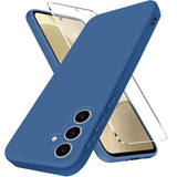 14 x Brand New Mobile Phone Case for Samsung Galaxy S24 5G Case with Protective Film, Soft TPU Silicone Liquid Silicone Case Camera Protection Full Protection Bumper Mobile Phone Protection Protective Case for Samsung S24 Case  Blue  - RRP €225.82