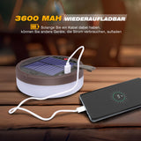 1 x RAW Customer Returns FLSEPAMB 130 LED 12M Solar Camping Fairy Lights Rollable 3 In 1 Multifunctional, 3600 Mah Camping Lamp Solar with Power Bank, SOS Lighting Function Camping Accessories Balcony Decoration Solar USB Charging - RRP €24.49