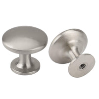 1 x RAW Customer Returns LONTAN 10 pieces furniture knobs cabinet knobs brushed stainless steel kitchen knobs silver furniture knobs modern door knob silver furniture knobs round drawer knob furniture knobs one hole - RRP €21.23