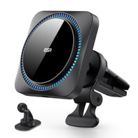 2 x RAW Customer Returns ESR HaloLock Wireless Car Charger with CryoBoost, Compatible with MagSafe Car Mount and iPhone 15 15 Pro 15 Pro Max 15 Plus and 14 13 12 Series, Charger with Cooling Fan, Frosted Onyx - RRP €83.98