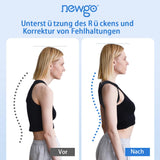 1 x RAW Customer Returns NEWGO Posture Correction Back Straightener Adjustable Back Trainer Pain Relief from Neck, Back, Align Spine Back Straightener - RRP €17.93