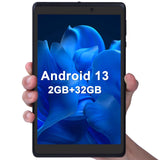 1 x RAW Customer Returns C idea 8 Inch Tablet with Blue Light Screen Protector Android 13 2GB Ram 32GB Rom TF 1TB Dual Camera 2MP 5MP Battery Tablet with TF Card Slot Dual WiFi Type C-Black - RRP €50.98