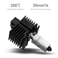 1 x RAW Customer Returns IMETRX Updated Bambu Lab X1 P1P Hotend High Temp 500 with Extra Hardened Steel Nozzle 1PCS for Bambu Labs X1, P1P 3D Printer Extruder Hot End Upgrade - RRP €24.0