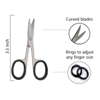 1 x RAW Customer Returns YSCARE nail scissors extra fine made of stainless steel can be used for manicure and pedicure thick cuticle and toenail scissors multi-purpose silver  - RRP €24.0