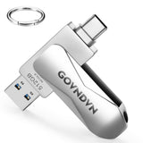 1 x RAW Customer Returns GOVNDVN USB Stick for iPhone 15, 512GB iPhone USB C Sticks with Type C USB 3.0 Flash Drive, iPhone Memory Stick Photo Stick External Hard Drive for iPhone 15 iPad PC Mac Android 360 rotation, 512GB  - RRP €73.99