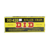 1 x RAW Customer Returns DID chain 420 D, 120 links standard , open with clip lock - RRP €19.2