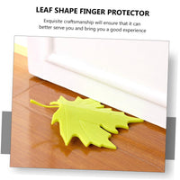 6 x Brand New Ciieeo 4 Pieces Silicone Door Stops Safety Door Stop Leaf Shape Finger Protection Practical Door Stop Collision Protection Door Stop Window Protection Door Handle Stopper - RRP €144.0