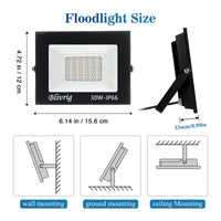 1 x RAW Customer Returns LED outdoor spotlight 30W super bright outdoor spotlight, 3000K warm white IP66 waterproof LED floodlight 3000LM floodlight LED outdoor spotlight LED outdoor spotlight - RRP €11.99