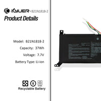 1 x RAW Customer Returns C21N1818-2 B21N1818-2 Laptop Battery for Asus VivoBook 14 F412DA F412FJ F412FL F412UA A412DA A412FA A412FL A412FJ A412UA X412DA X412FA X412FJ X412FL X412UA X412UB X412UF D R424DA R424F R424FA - RRP €46.37