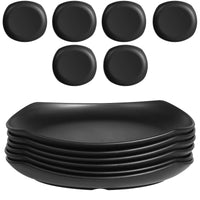 1 x RAW Customer Returns Greentainer Large Plates Set of 6 24.1cm Dinner Plates for BBQ, RV, Party, Picnic, Camping, Unbreakable Plate Made of PP for Children Adults Lightweight Plastic Plate Microwave dishwasher safe - RRP €24.99