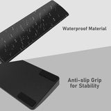 1 x RAW Customer Returns Wrist Rest for 104 Keys Full Size Keyboard Anti-Slip Rubber Feet Memory Foam Wrist Pad Support for Computer Laptop Typing Working Gaming 16.9 2.8 0.8 inch, Black - RRP €14.99