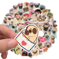 8 x Brand New Stickers 100 Pcs Decorative Sticker Cute Dog Pattern Graffiti Sticker Waterproof Sticker for Laptop, Suitcase, Skateboards and More - RRP €153.6