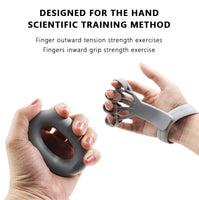 1 x Brand New 4 pieces finger trainer silicone hand trainer, 30-50LB grip strength trainer, finger training hand grip trainer strengthener grip trainer rings, for improving the function and movement of the fingers - RRP €13.1