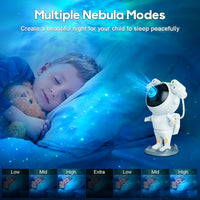 1 x RAW Customer Returns Astronaut Galaxy Projector Starry Sky Night Light, Astronaut Star Projector with Nebula, Timer and Remote Control, Starry Lamp for Bedroom and Ceiling Projector - RRP €26.77