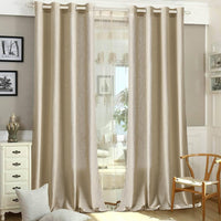 1 x RAW Customer Returns MIULEE Curtains Bedroom Curtain Beige Curtain Living Room Linen Look Curtains with Eyelets Window Semi-Transparent Curtain Modern Interior Balcony Door Kitchen Curtains 140 x 260 cm - RRP €32.49