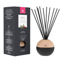 3 x RAW Customer Returns CRISTALINAS Premium Mikado Sphere Air Freshener Without Alcohol. Duration 16 weeks. 180 ml. Sandalwood and Cedar Aroma - RRP €74.1