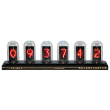 1 x RAW Customer Returns Vastarry Nixie Tube Clock Glow Tube Clock IPS Color Screen Digital Clock DIY Analog Digital Tube WiFi Time Desktop Desktop Digital Clock Decoration Gift 401  - RRP €69.0