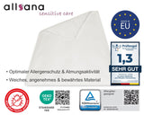 1 x RAW Customer Returns Allsana allergy sufferers duvet cover 135x200 cm Allergy bedding Anti mite encasing Mite protection for house dust allergy sufferers Allergen-proof intermediate cover for the duvet T V tested - RRP €30.16