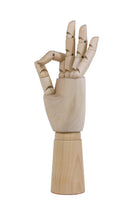 1 x RAW Customer Returns TOUROCMONT Jointed Hand Wooden Hand Drawing Doll Model Hand 18 cm, 30 cm, Left, Right, Movable for Painting Left, 25 cm  - RRP €16.13