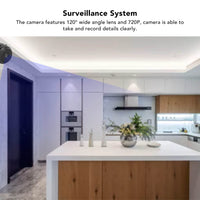 1 x RAW Customer Returns Indoor Security Camera, WiFi, Wireless Surveillance Camera, Motion Detection, 120 Wide Angle, 720P, Home Security System - RRP €12.86