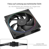 1 x RAW Customer Returns Thermalright TL-S12 X3 CPU fan 120mm case fan, 4pin PWM silent computer fan under 23.2dB A for case CPU liquid cooler and CPU air cooler, quiet CPU PC fan - RRP €16.02