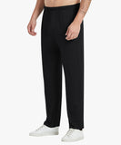 1 x RAW Customer Returns MoFiz Men s Modal Pajama Long Pants Soft Trousers with Pockets 2 Piece Blue Black M - RRP €33.99