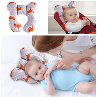 10 x Brand New gudong Baby Travel Pillow Stroller Car Seat Soft Head and Neck Support Pillow Baby Travel Neck Pillow for Infants 0-1 Years Orange Fox  - RRP €163.9