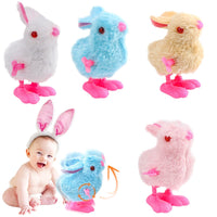 6 x Brand New RosyFate Wind-up Toy Rabbit, 4 Pieces Easter Bunny Toys, Rabbit Toys for Children, Easter Toy Gift, Wind-up Toy Children, for Little Boys and Girls - RRP €60.42