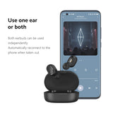 1 x RAW Customer Returns Xiaomi Redmi Buds Essential Bluetooth Headphones, True Wireless, HD Sound Quality, Bluetooth 5.2, 18-hour Battery Life, IPX4 Water Resistant, Black - RRP €15.99