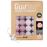 1 x RAW Customer Returns GuirLED - USB LED cotton ball luminous garland - Baby night light 2h - Dual USB 2A power adapter included - 3 intensities - 16 balls 1.6m - Princess - RRP €28.66