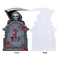 6 x Brand New HOWAF Terror Halloween Outdoor Decoration, 6 Pieces Halloween Yard Stake Signs Tombstones Sign for Garden, Lawn, Yards Pumpkin Ghost Witch Skeleton  - RRP €127.68