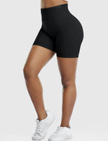 1 x RAW Customer Returns Yiifit Sport Short Women Scrunch Butt Gym Yoga Butt Lifting High Waist Workout Sport Shorts Black X-Small - RRP €24.99